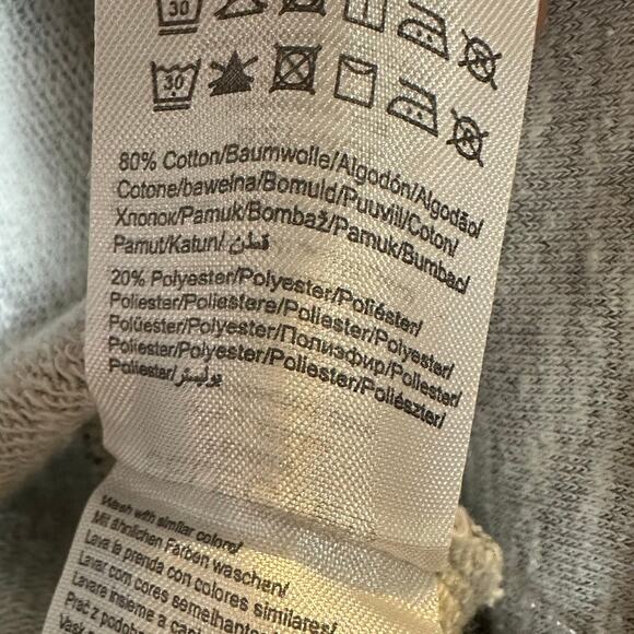 Selected Femme Gray Lace Up Shoulder Detail Sweatshirt - Picture 6 of 7